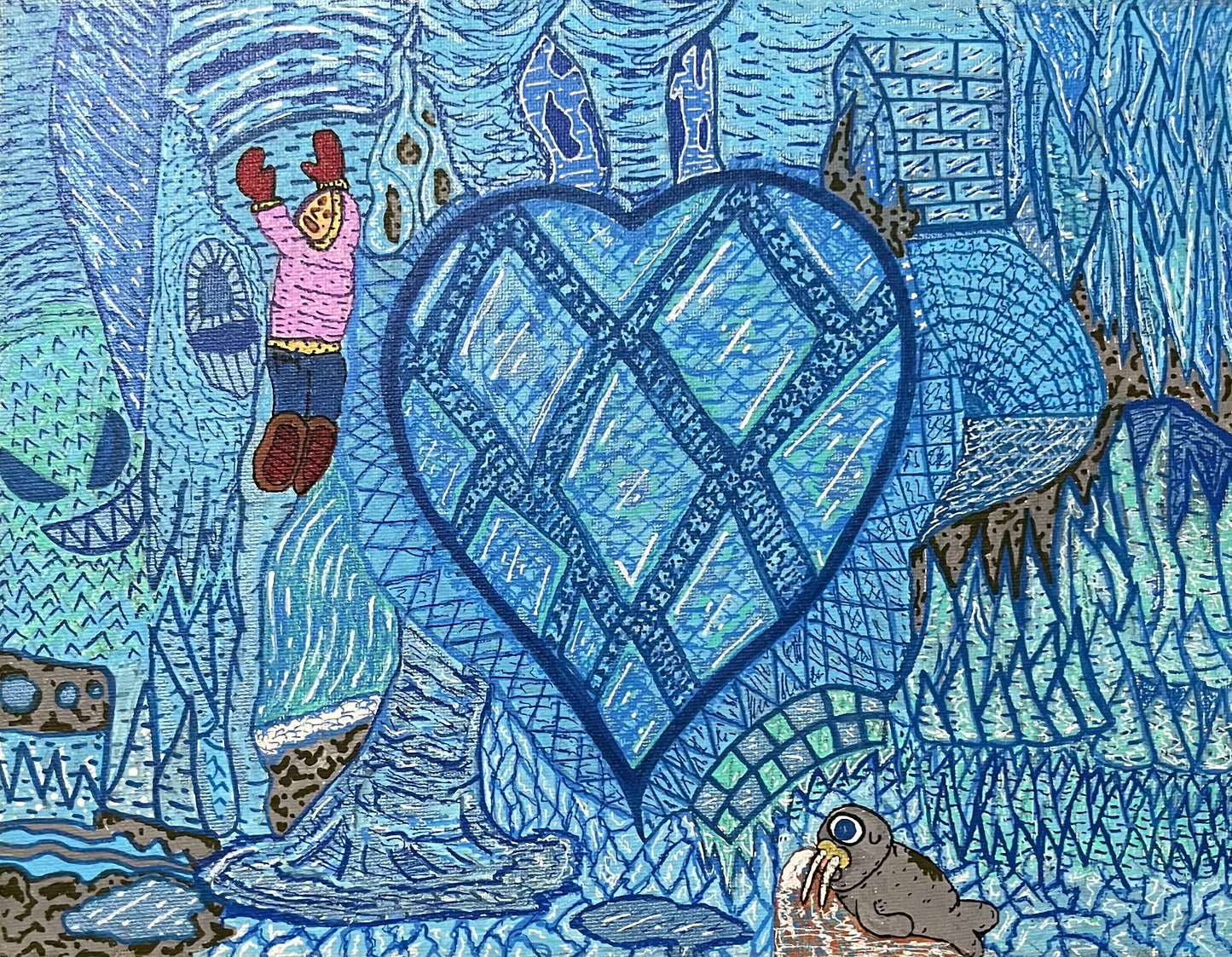 Icee Vascular- Framed Print