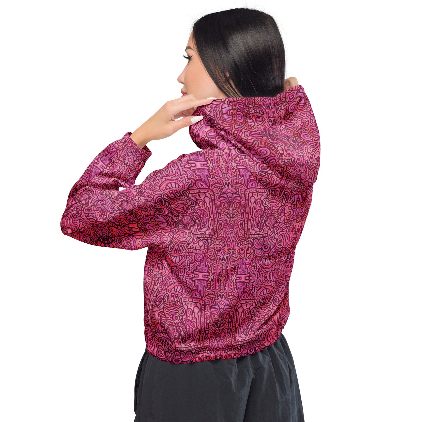 Pink Doodle Hoodie