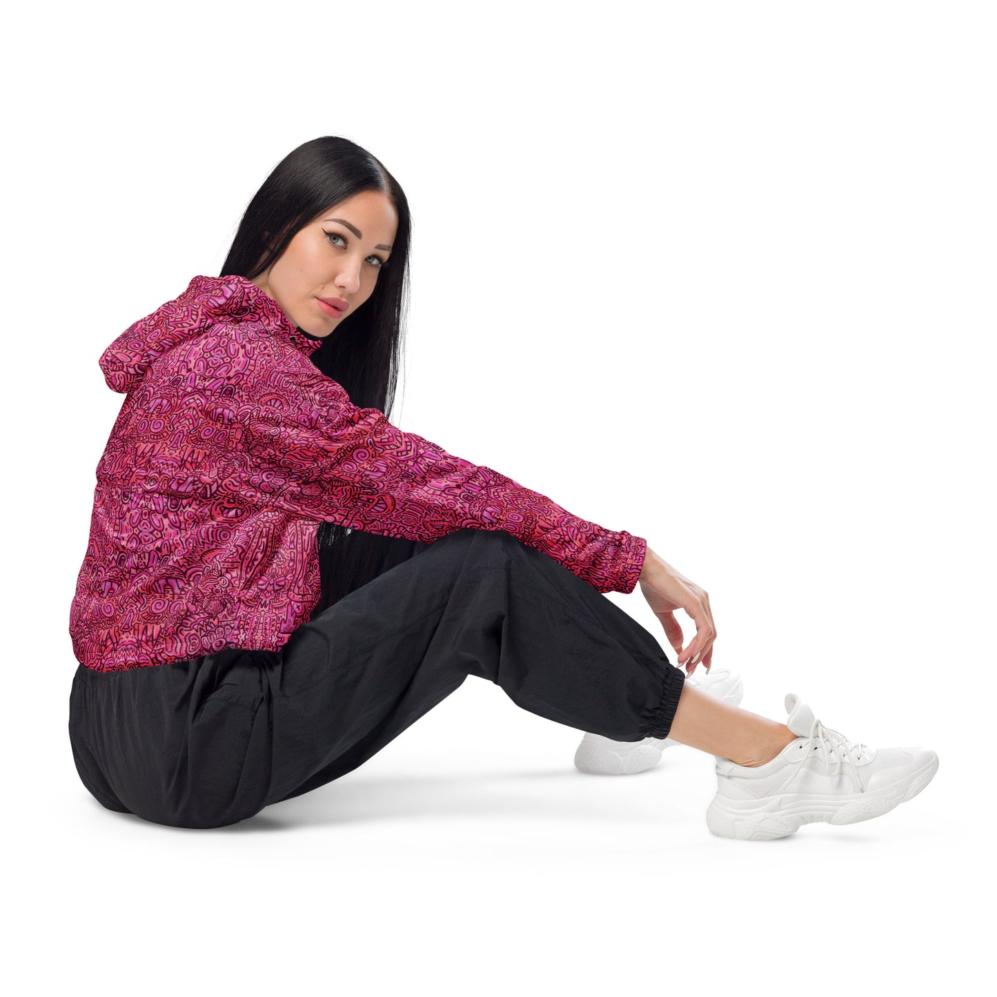 Pink Doodle Hoodie