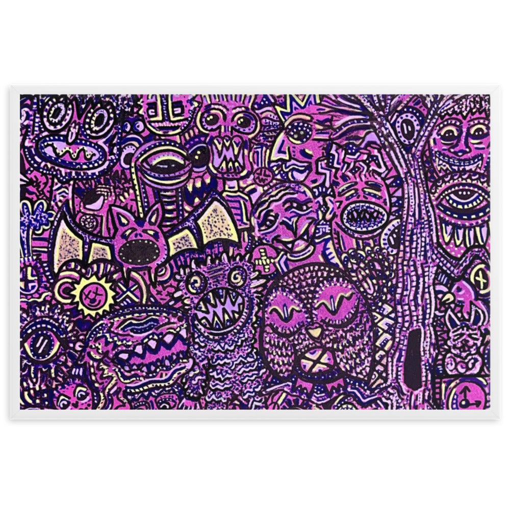 Midnight Fever Framed Print